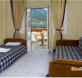 Selection of Apartments and Studios with Shared Pool and Sea Views near Rethymno on Crete, Sleeps 1-4 